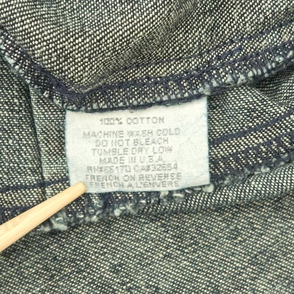 Lux Women's Blue Denim Jacket, Size 8, Made in USA - Picture 6 of 8